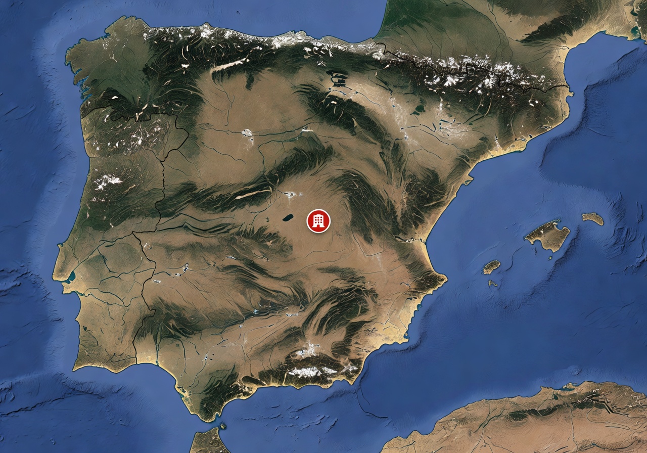 Map View of Spain Hotel Location